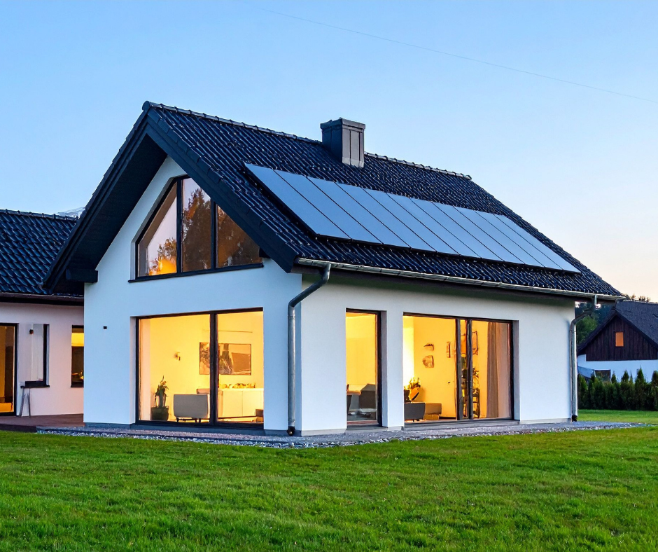 questa immagine rappresenta una casa dopo la riqualificazione energetica